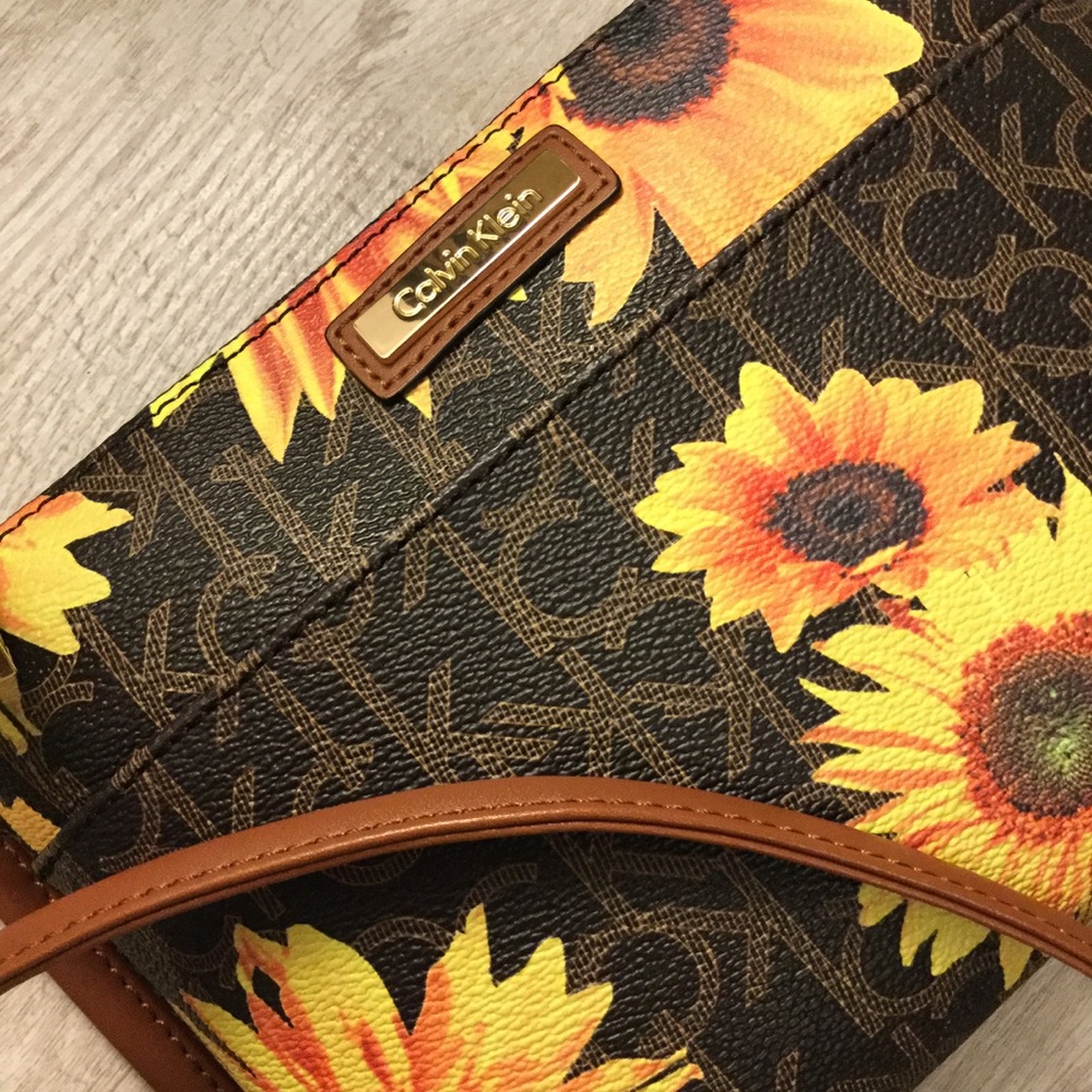 Calvin Klein Sunflower Crossbody Bag